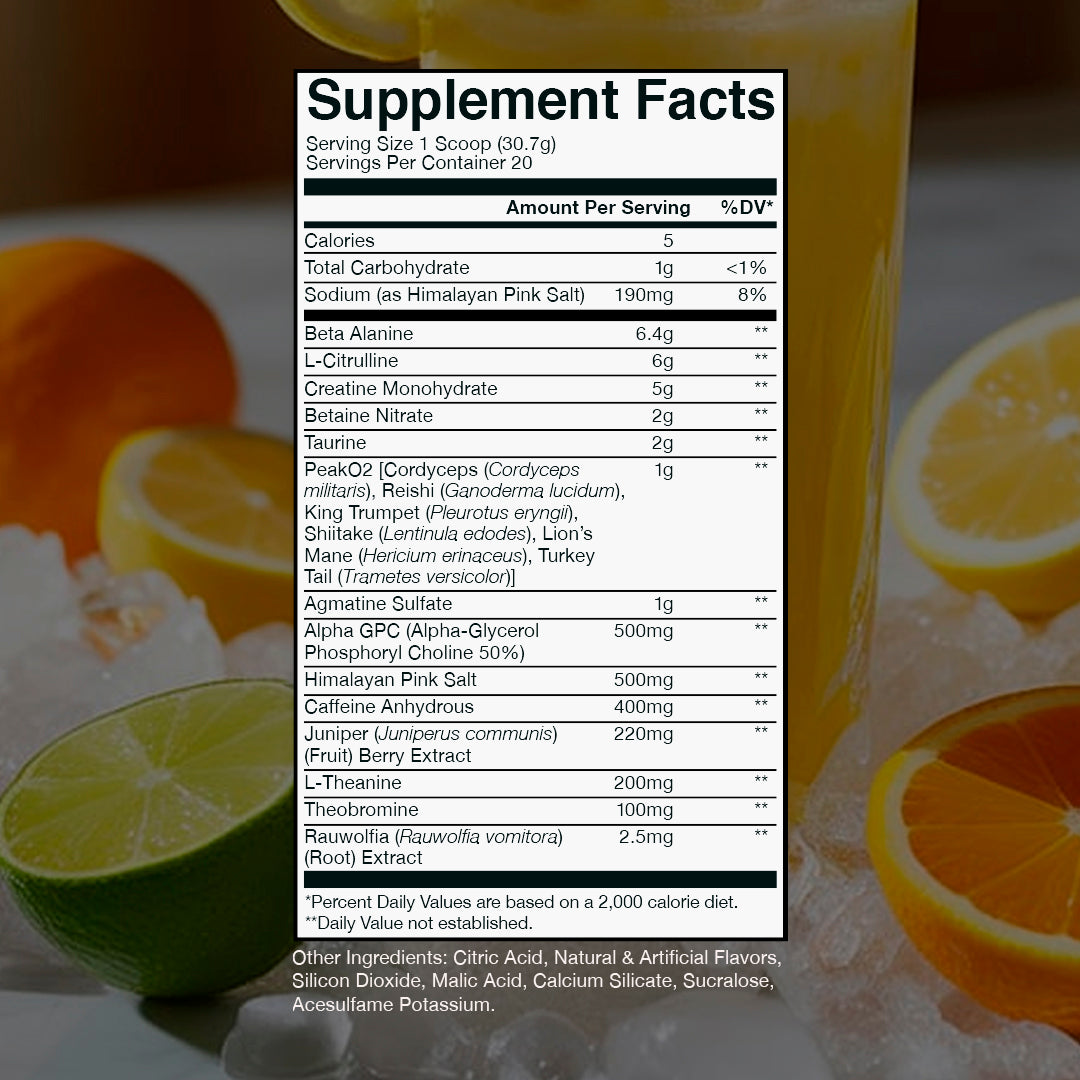 RAW Nutrition CBUM Thuper Thavage Pre-Workout-N101 Nutrition