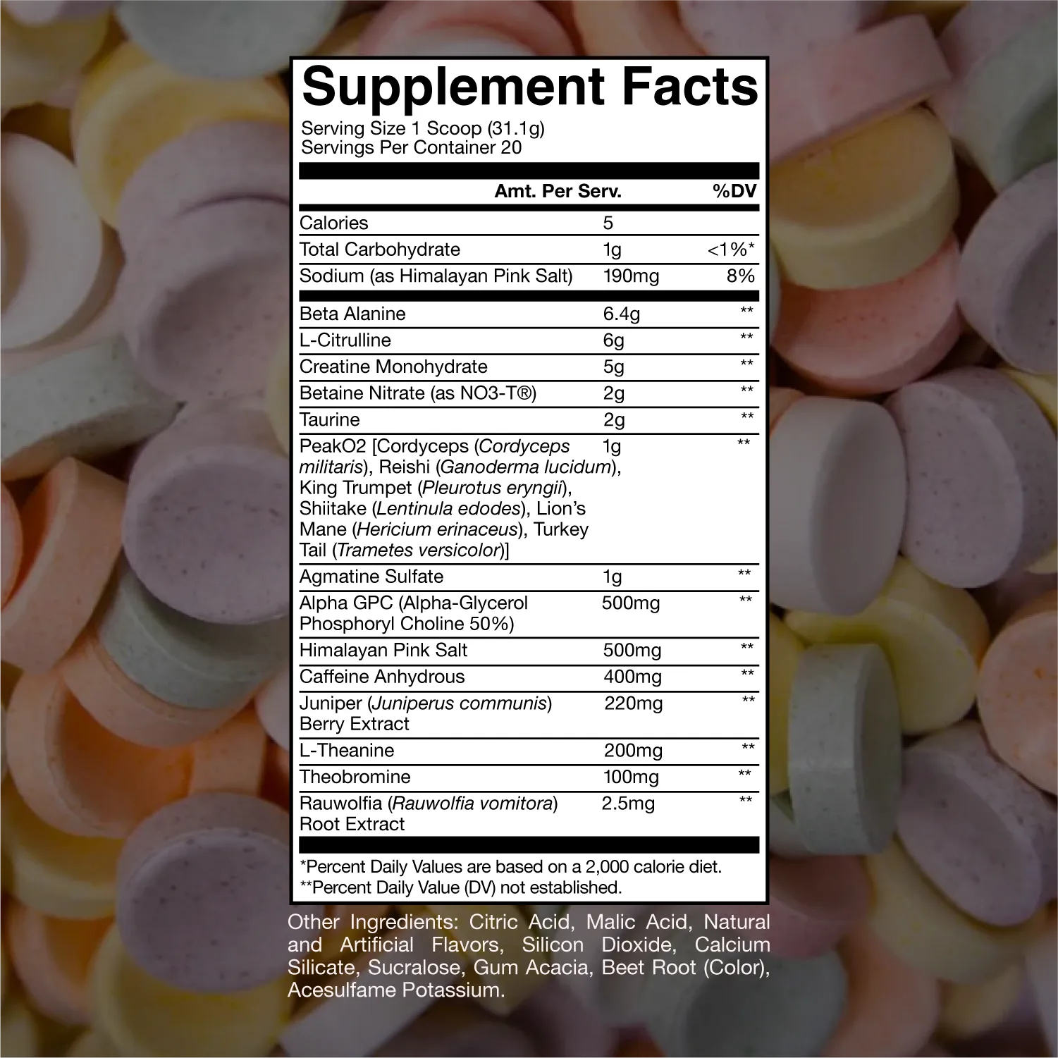 RAW Nutrition CBUM Thuper Thavage Pre-Workout-N101 Nutrition