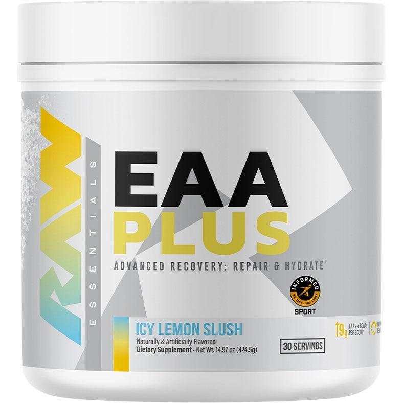 RAW Nutrition EAA PLUS-30 servings-Icy Lemon Slush-N101 Nutrition