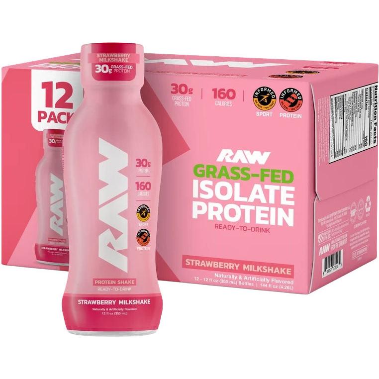RAW Nutrition Grass-Fed Isolate Protein RTD-N101 Nutrition