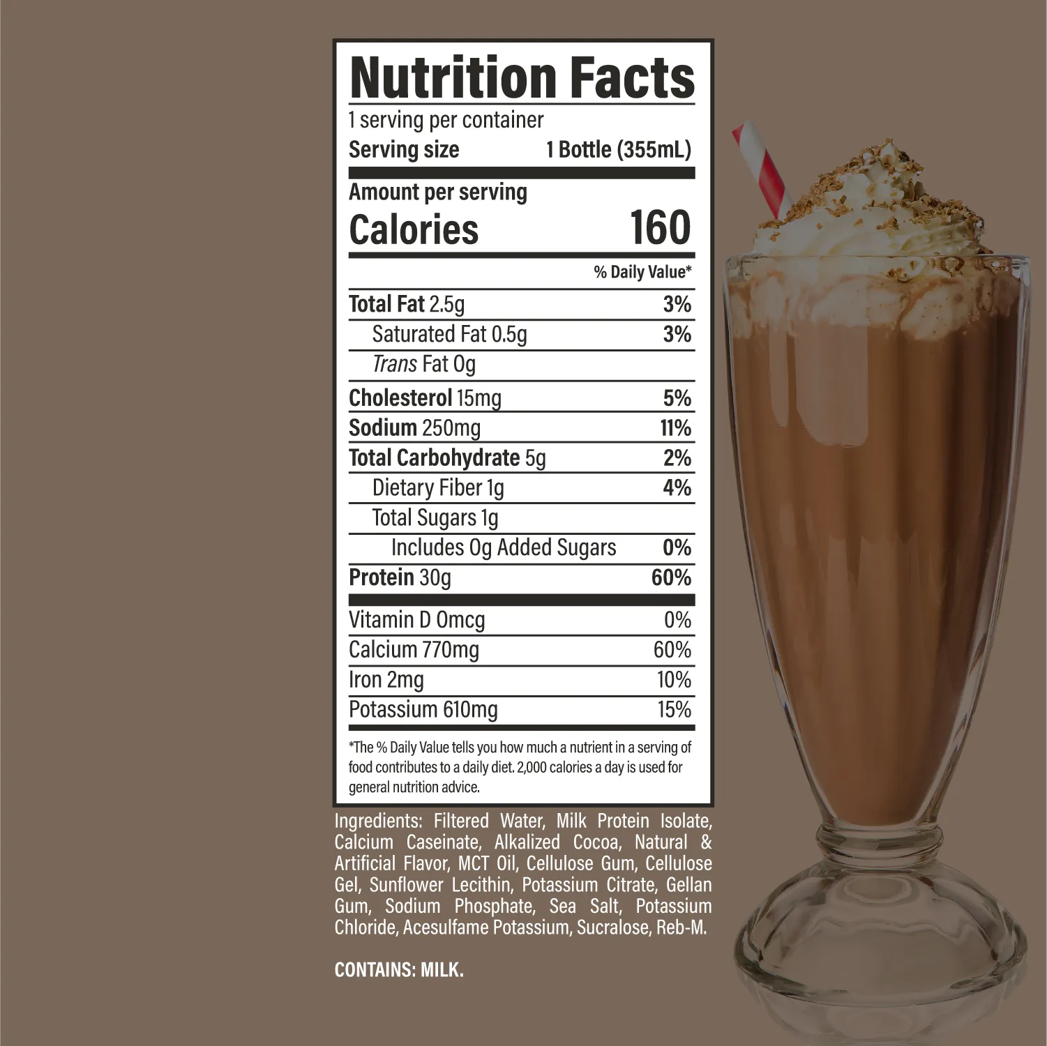 RAW Nutrition Grass-Fed Isolate Protein RTD-N101 Nutrition