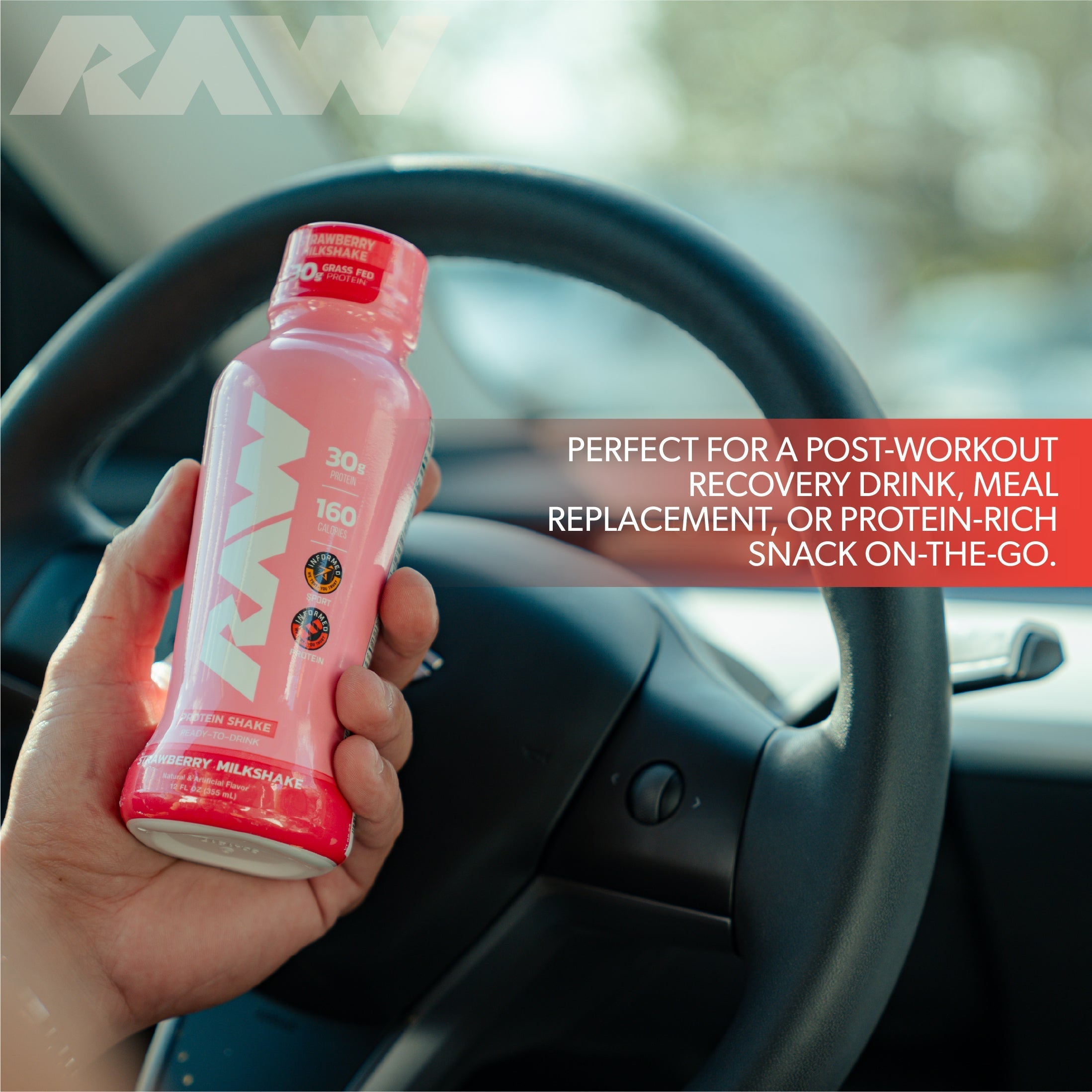 RAW Nutrition Grass-Fed Isolate Protein RTD-N101 Nutrition