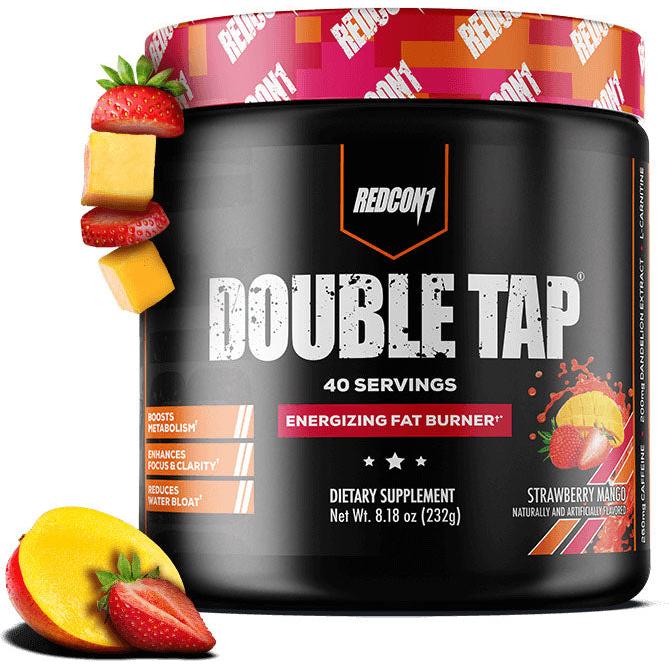 REDCON1 Double Tap Powder-40 servings-Strawberry Mango-N101 Nutrition