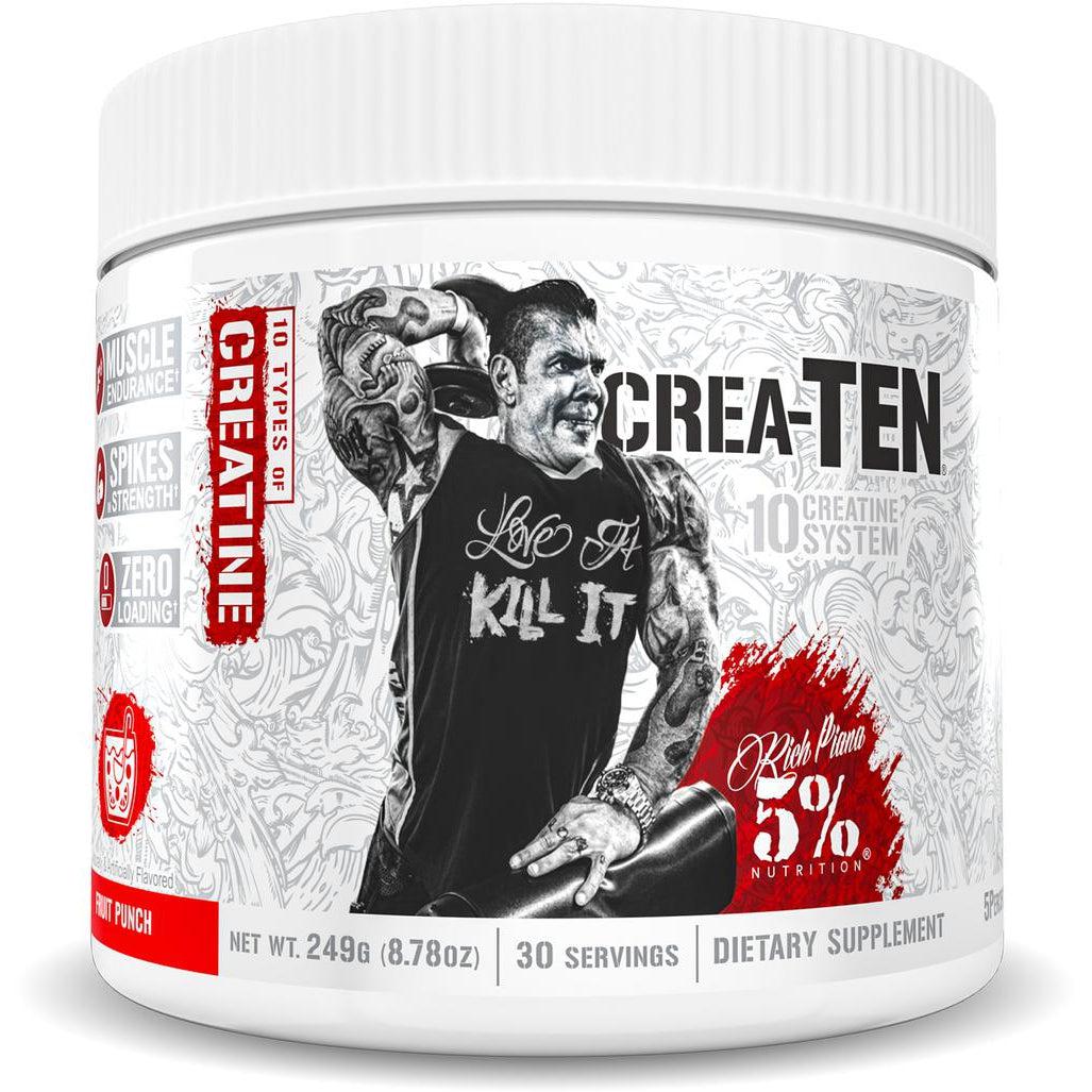 Rich Piana 5% Nutrition CreaTEN 10-in-1 Creatine Formula-N101 Nutrition
