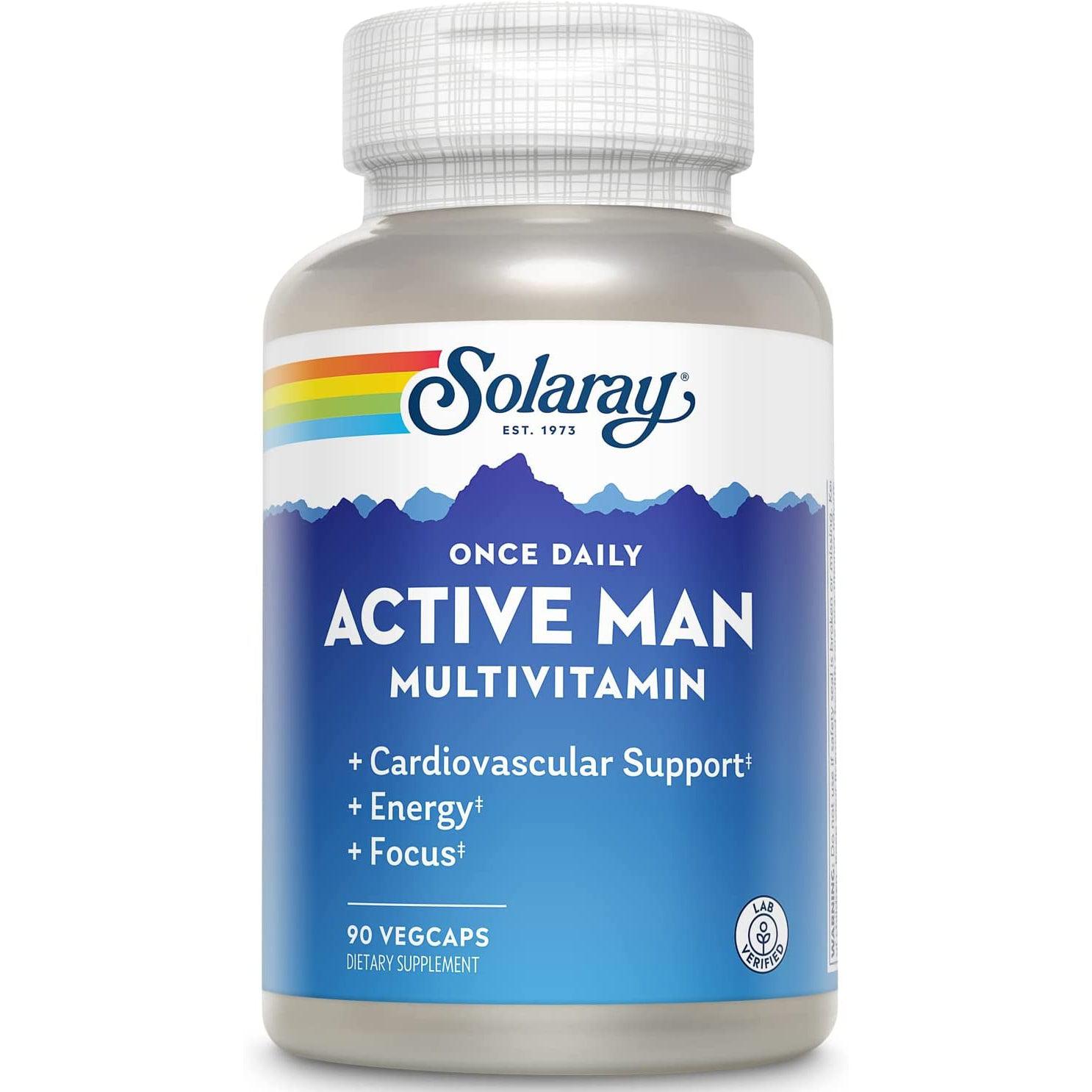Solaray Once Daily Active Man Multivitamin-N101 Nutrition