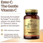 Solgar Ester-C Plus 500 mg Vitamin C with Citrus Bioflavonoids (50 capsules)-N101 Nutrition