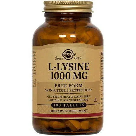 Solgar L-Lysine 1000 mg-N101 Nutrition