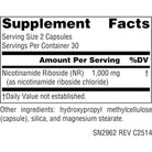 Source Naturals NR (Nicotinamide Riboside) 500 mg-N101 Nutrition