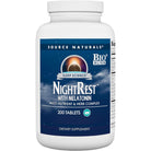 Source Naturals Sleep Science® NightRest with Melatonin-200 tablets-N101 Nutrition