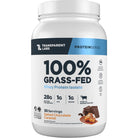 Transparent Labs 100% Grass-Fed Whey Protein Isolate (30 servings)-30 servings-Salted Chocolate Caramel-N101 Nutrition