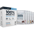 Transparent Labs 100% Grass-Fed Whey Protein Isolate 5-Serving Variety Pack-5 packets-N101 Nutrition