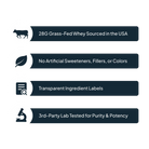 Transparent Labs 100% Grass-Fed Whey Protein Isolate (55 servings)-N101 Nutrition