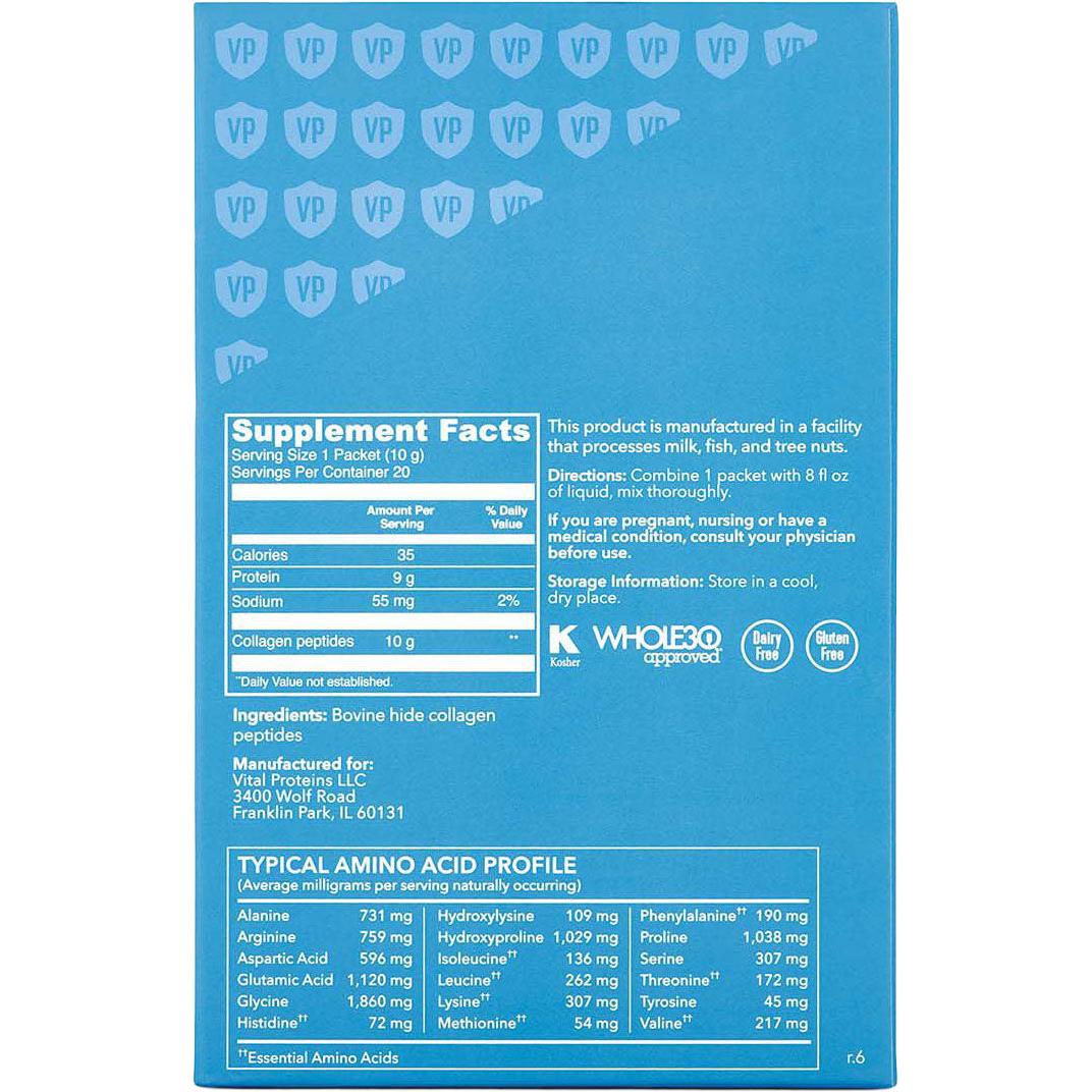 Vital Proteins Collagen Peptides - Unflavored-N101 Nutrition