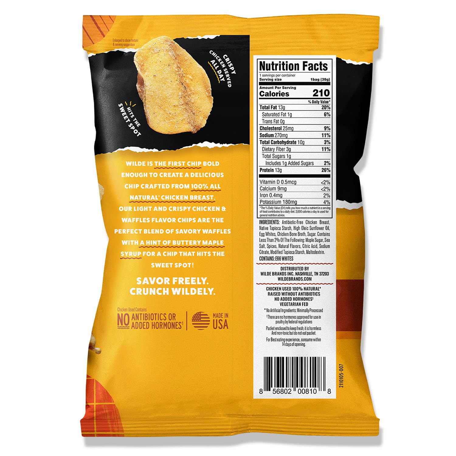 Wilde Protein Chips-N101 Nutrition