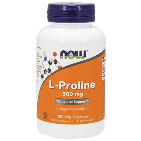 NOW L-Proline 500 mg-N101 Nutrition