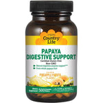 Country Life Papaya Digestive Support-500 chewable wafers-N101 Nutrition