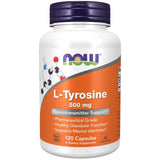NOW L-Tyrosine 500 mg Capsules-N101 Nutrition