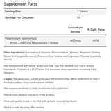 NOW Magnesium Citrate 200 mg-N101 Nutrition