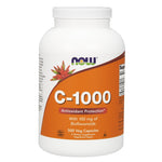 NOW Vitamin C-1000 Veg Capsules-500 veg capsules-N101 Nutrition