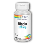 Solaray Niacin 100 mg-100 VegCaps-N101 Nutrition