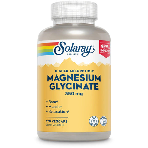 Solaray Magnesium Glycinate 350 mg-N101 Nutrition