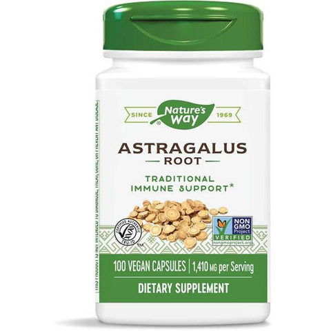 Nature's Way Astragalus Root-100 vegan capsules-N101 Nutrition