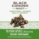Nature's Way Black Cohosh Root-N101 Nutrition
