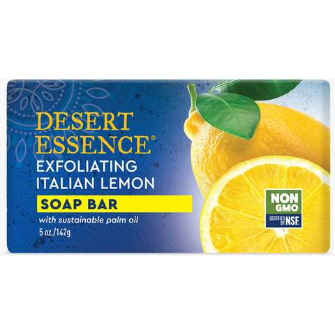 Desert Essence Soap Bar - Exfoliating Italian Lemon-N101 Nutrition