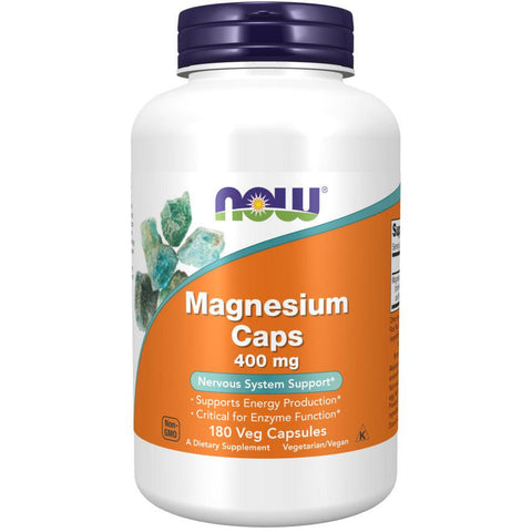 NOW Magnesium Caps 400 mg-N101 Nutrition