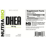 NutraBio DHEA 100 mg-N101 Nutrition