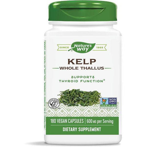 Nature's Way Kelp (Value Size)-180 vegan capsules-N101 Nutrition