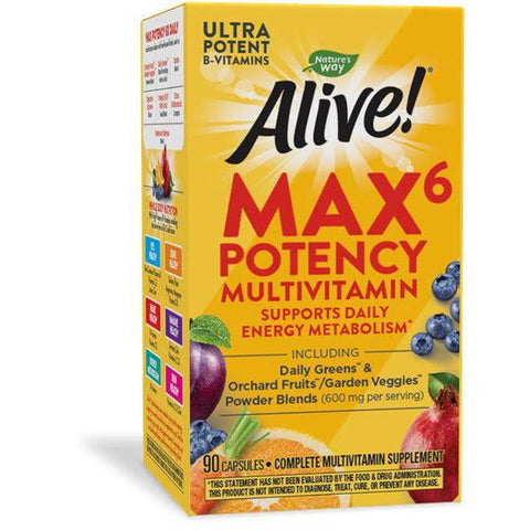 Nature's Way Alive! MAX6 Potency Multivitamin-N101 Nutrition