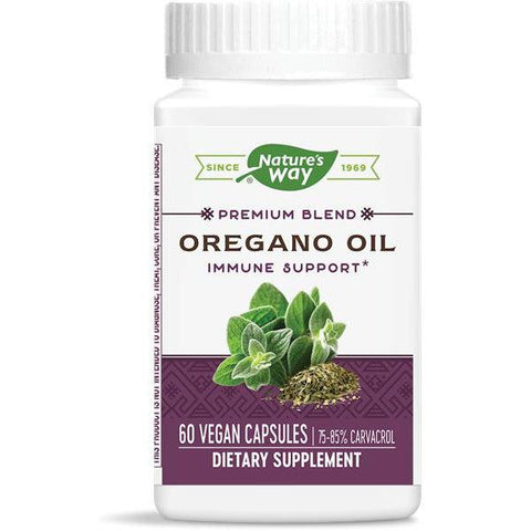 Nature's Way Oregano Oil Extract-60 vegan capsules-N101 Nutrition