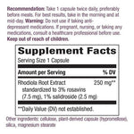 Nature's Way Rhodiola Extract-N101 Nutrition