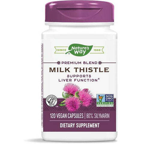 Nature's Way Milk Thistle Extract-120 vegan capsules-N101 Nutrition