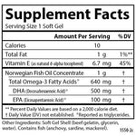 Carlson Super-DHA Gems-N101 Nutrition