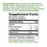 Nature's Way Valerian Root-N101 Nutrition