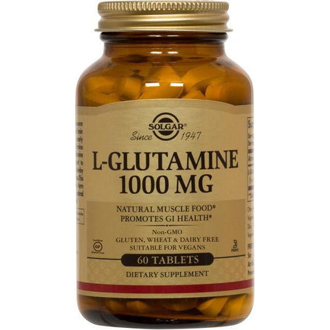 Solgar L-Glutamine 1000 mg-60 tablets-N101 Nutrition