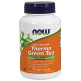 NOW Thermo Green Tea Extra Strength-90 veggie caps-N101 Nutrition