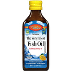 Carlson The Very Finest Fish Oil Liquid-6.7 oz (200 mL)-Lemon-N101 Nutrition