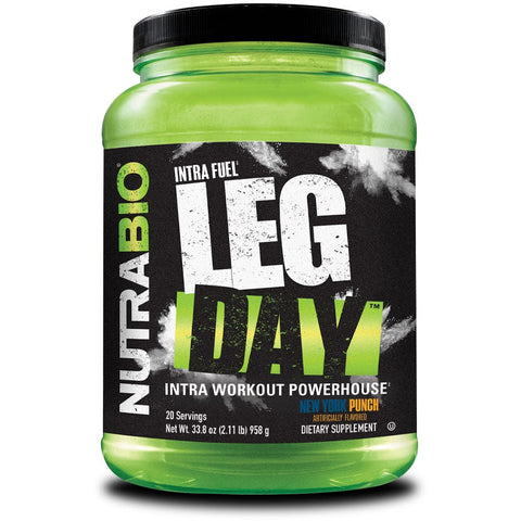 NutraBio Leg Day-20 servings-New York Punch-N101 Nutrition