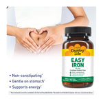 Country Life Easy Iron 25 mg-N101 Nutrition