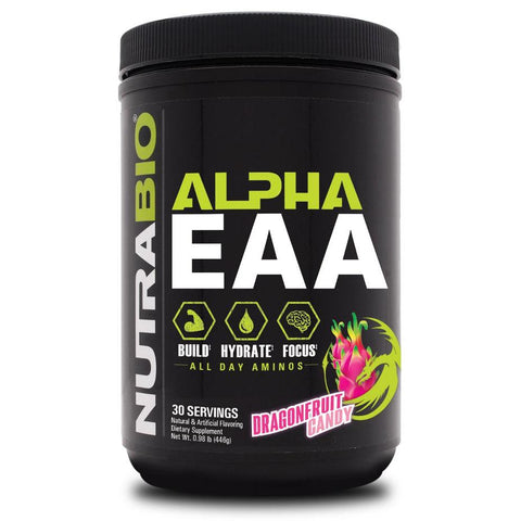 NutraBio Alpha EAA-30 servings-Dragonfruit Candy-N101 Nutrition