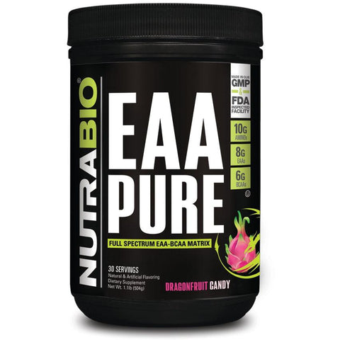 NutraBio EAA PURE-Dragonfruit Candy-30 servings-N101 Nutrition