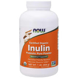 NOW Inulin Prebiotic Pure Powder, Organic-N101 Nutrition