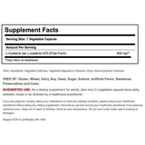 Solgar L-Cysteine 500 mg-N101 Nutrition