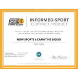 NOW Sports L-Carnitine Triple Strength Liquid 3000 mg - Citrus-N101 Nutrition