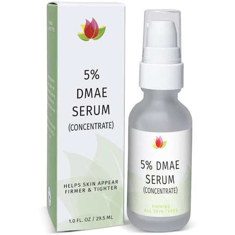 Reviva Labs 5% DMAE Serum (Concentrate)-1 fl oz (29.5 mL)-N101 Nutrition
