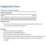 Life Extension Glycine 1000 mg-100 vegetarian capsules-N101 Nutrition