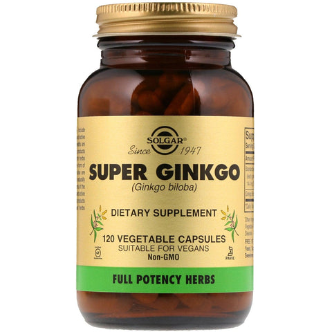 Solgar FP Super Ginkgo-100 vegetable capsules-N101 Nutrition